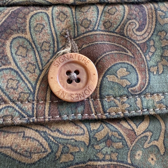 🧥 Jones New York Signature Woman Paisley Blazer Jacket - Size 2X - Picture 4 of 11